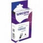 Nastro compatibile Brother laminato con adesivo resistente 12 mm x 8 mt Wecare nero/bianco - K80018W4