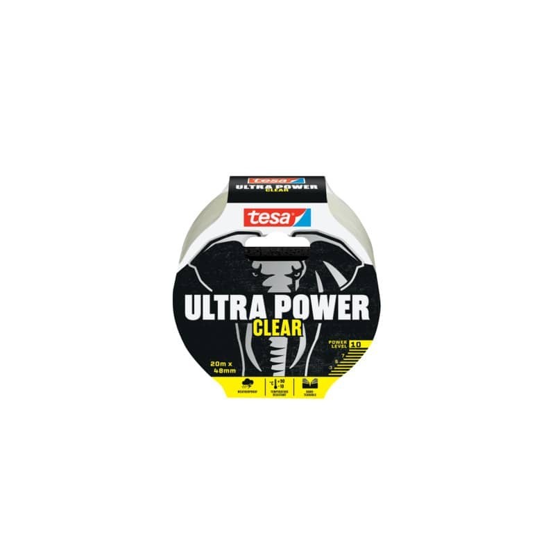 Nastro adesivo tesa Ultra Power Clear Repairing in polietilene trasparente 48 mm x 10 m - 56497-00000-00