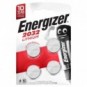 Batterie al litio a bottone Lithium BP4 3V Conf. 4 pz rossa Energizer CR2032 E300830100