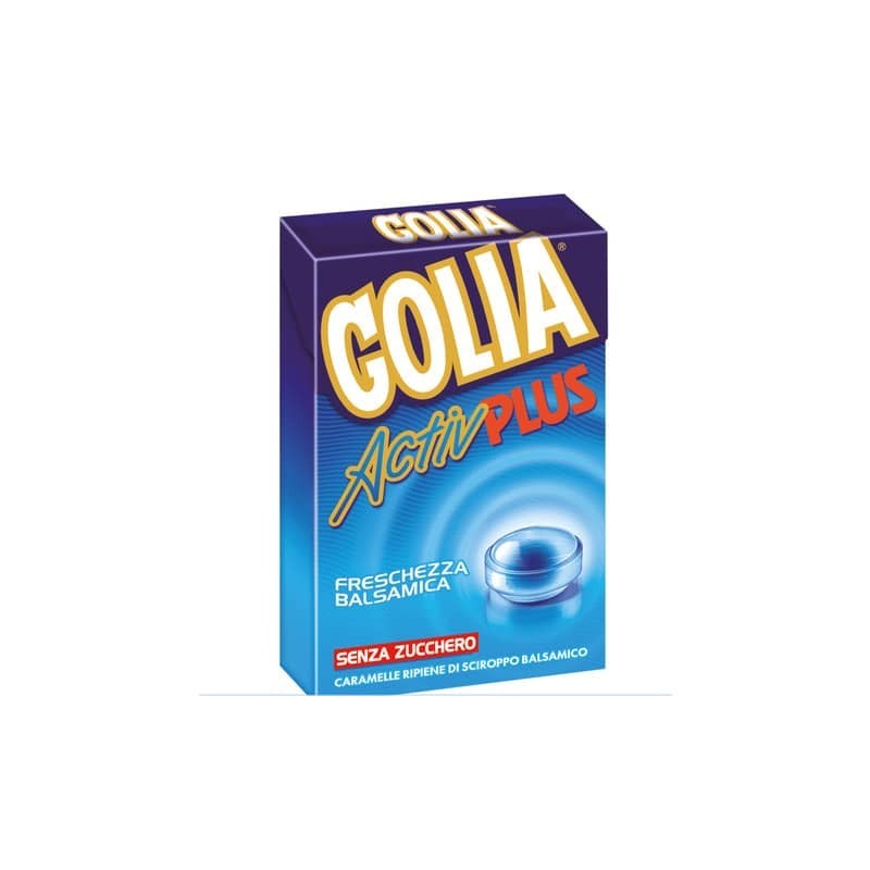 Caramelle Golia Astuccio Blu. Senza zucchero. Perfetti Active Plus 01-0304
