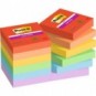 Foglietti Post-it® Super Sticky Playful conf. 12 blocchetti da 90 ff - 47,6x47,6 mm - 622-12SS-PLAY