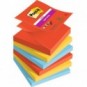 Ricariche di foglietti Post-it® Super Sticky Z-Notes Playful - conf. 6 blocchetti 90 ff 76x76 mm R330-6SS-PLAY