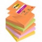 Ricariche di foglietti Post-it® Super Sticky Z-Notes Boost - conf. 5 blocchetti 90 ff 76x76 mm R330-5SS-BOOS