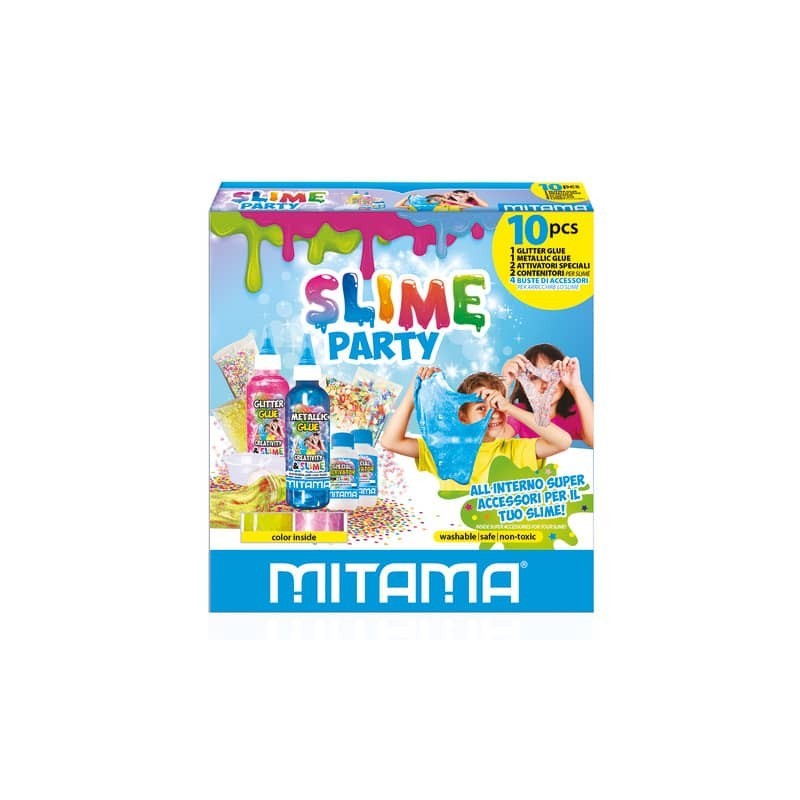 Kit Mitama Slime Party Glitter Glue colori assortiti colori assortiti - 62883