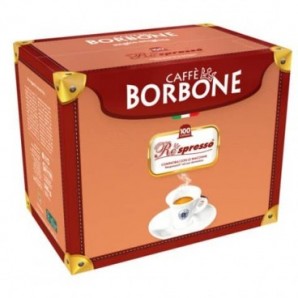 Capsule compatibili Respresso 100 pz Caffe Borbone qualità Rossa REBRED100N