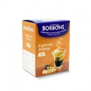 Capsule di Orzo solubile compatibili Caffe Borbone Lavazza A Modo mio  AMORZO6X16