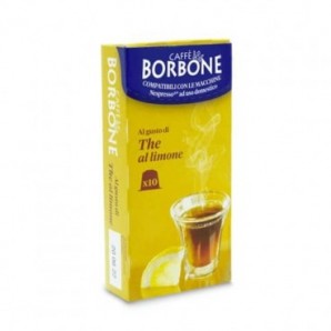 Capsule di preparato solubile per tè al limone 9 gr compatibili Caffe Borbone Nespresso - THELIMONE6X10RESPRES