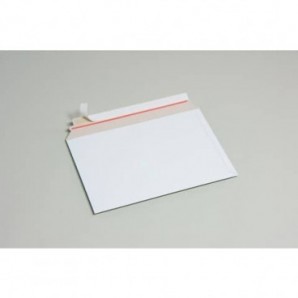 Buste a sacco in cartoncino teso bianco apertura lato lungo Cart Pack conf. 100 pz Bong formato A4,2DVD - 543320