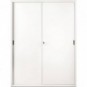 Armadio in metallo a porte scorrevoli 615 - 150x45x200 cm Tecnical 2 bianco