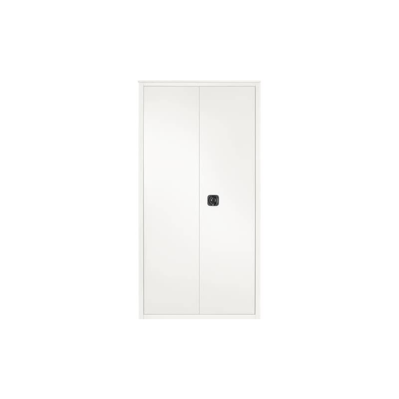 Armadio multiuso a porte battenti Tecnical 2 BA-90-PIANI - 4 ripiani 90x41x181,5 cm bianco