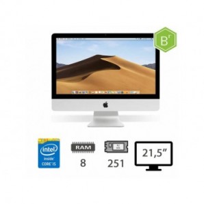 iMac Apple 21,5'' (L13) rigenerato grado B - i5-4570S-@2.9GHZ/8Gb/251 M2-SATA/ NVIDIA GEFORCE GT750M/macOS 005630PCR-EU