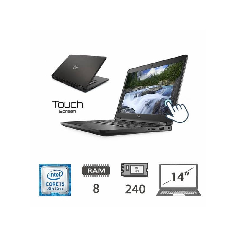 Laptop Dell Latitude 5490 rigenerato grado A touch ? Intel i5-8350U/8Gb/M2- SATA240/14''/W10P ? 005092PCR-EU