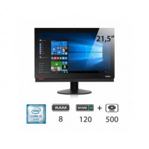 PC All-in-One Lenovo M810Z AIO rigenerato grado A ? Intel i5-6400/8Gb/ NVME120+HDD500/21,5?/W10P ? 005016PCR-EU