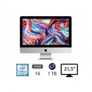 iMac Apple 21,5'' 4K(17) Slim rigenerato grado A ? i5-7500-@3,40GHz/16Gb/1TB FD/RADEON PRO 560/MACOS - 005347PCR-EU