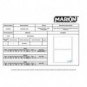 Etichette bianche Copiatabu A410 Laser/Inkjet - 2 et./foglio - conf. 100 fogli Markin 199,6x143,5 mm - X210A470