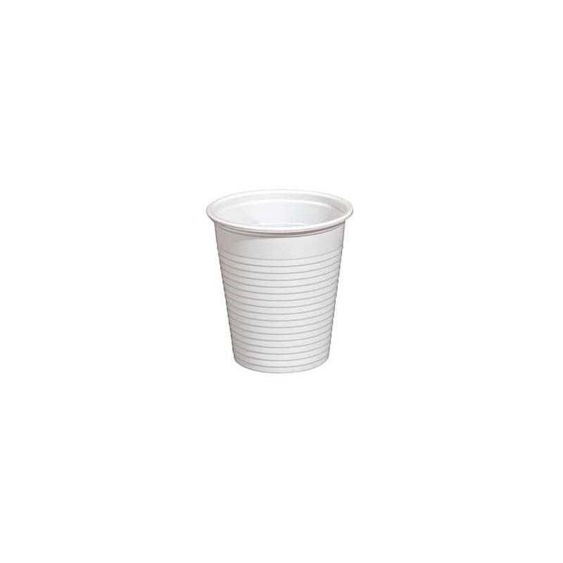 Bicchiere in PP - 1,9 gr - 170 ml/160 cc - ø 70 mm - conf. 100 pz FlexiCup bianco 61738