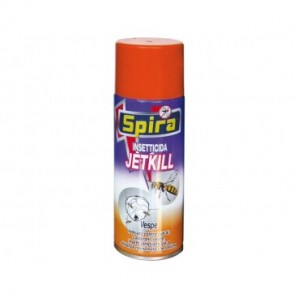 Insetticida schiumogeno spay a lunga gittata per vespe e calabroni Jetkill Spira 400 ml - 54474