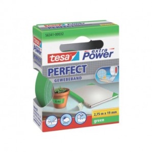 Nastro in tela plastificato XP Perfect 19 mm x 2,75 m Tesa verde 56341-00032-03