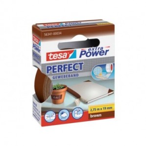 Tesa nastro telato Extra Power Perfect bianco 2,75 m x 19 mm