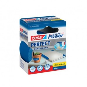 Nastro in tela plastificato XP Perfect 38 mm x 2,75 m Tesa blu 56343-00036-03