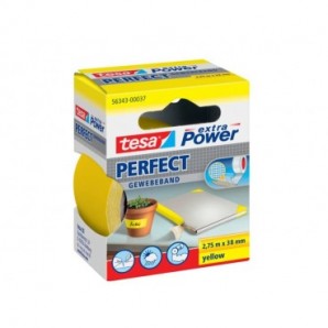 Nastro in tela plastificato XP Perfect 38 mm x 2,75 m Tesa giallo 56343-00037-04