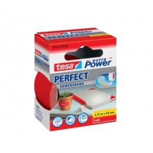 Nastro in tela plastificato XP Perfect 38 mm x 2,75 m Tesa rosso 56343-00038-03