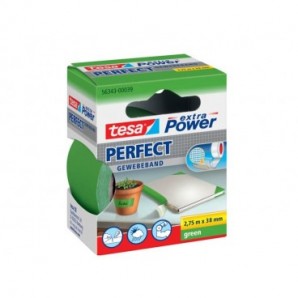 Nastro in tela plastificato XP Perfect 38 mm x 2,75 m Tesa verde 56343-00039-03