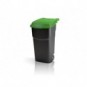 Cassonetto ATLAS in PPL con ruote 100 lt Rotho nero/verde F600087