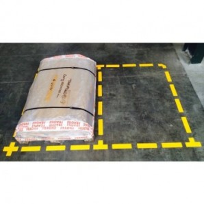 Sticker per pavimenti a T - 15x5 cm - Tarifold giallo conf. 10 pz - B197304