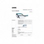 Occhiali protettivi i-5 metal free con stanghette regolabili - lenti in PC trasparente Uvex blu/antracite - 9183265