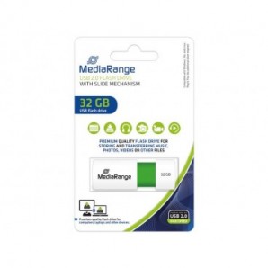 Chiavetta USB 2.0 - 32 Gb Media Range verde MR973