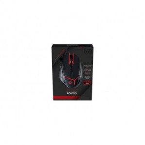 Mouse ottico con cavo da gaming 9 pulsanti - retroilluminazione rossa Media Range nero - MRGS200