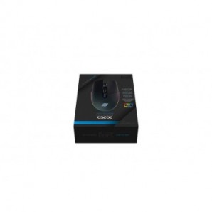 Mouse ottico con cavo da gaming 6 pulsanti - retroilluminazione RGB in 10 colori Media Range nero - MRGS202