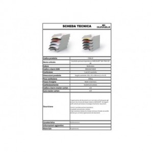 Vaschette porta documenti Durable VARICOLOR® MIX TRAY SET A4 conf. 5 pezzi - 7704-27