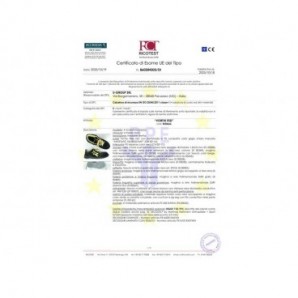 Scarpe antinfortunistiche in pelle scamosciata Vortix S1P SRC ESD giallo-nere U-Power N° 43 - RI20666-43