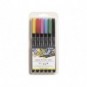 Pennarelli AQUA BRUSH DUO Set 6 pennarelli confezione appendibile Lyra colori primari - L6521060
