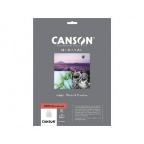 Carta fotografica Premium bianca 20 fogli - 255 g/m² HighGloss RC Canson A4 C33300S005