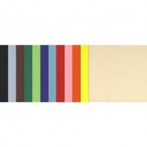 Cartoncini colorati Maxipack COLORLINE 50x70 cm 120 fogli 220 g/m² Canson 12 colori assortiti - C31074S057