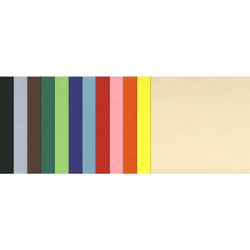 Cartoncini colorati Maxipack COLORLINE 50x70 cm 120 fogli 220 g/m² Canson 12 colori assortiti - C31074S057