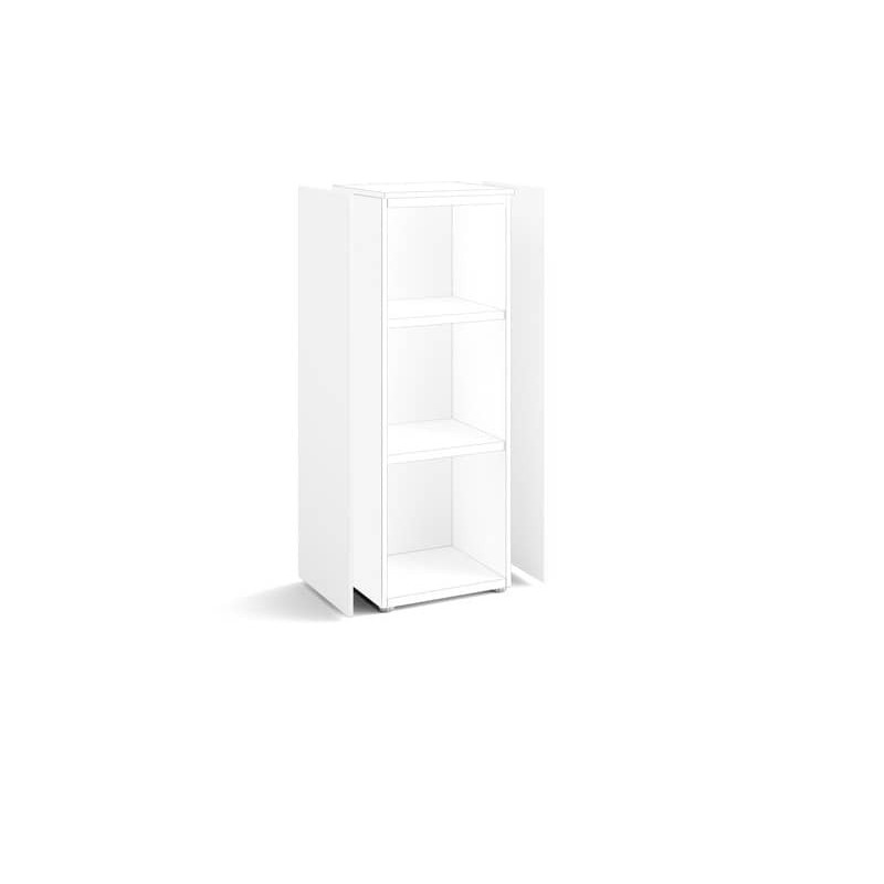 Coppia di fianchi finitori per contenitore medio 41,6xH.128,5 cm LineKit bianco - C4060XBI