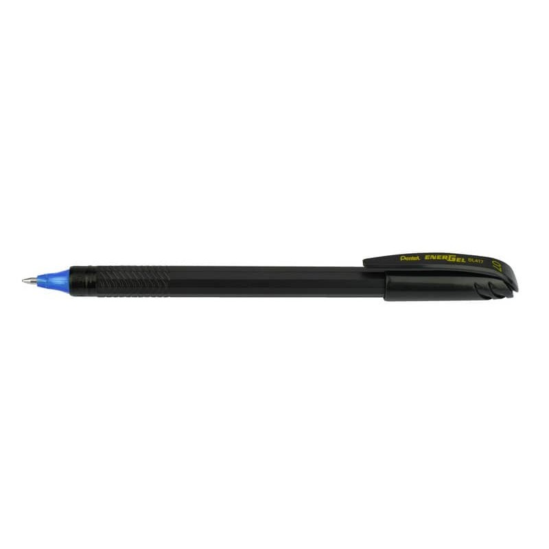 Roller ricaricabile Pentel EnerGel con cappuccio - materiale 96% riciclato - blu - conf. 12 pezzi - BL417R-C