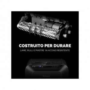 Distruggidocumenti automatico AutoMax 80M - P-4 - 17 L - taglio a microframmenti 4x12 mm Fellowes nero