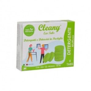Detergente multiuso igienizzante in pastiglie CLEANY Eco tabs pino - conf. 6 pz - CLT100