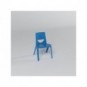 Sedia per banco in PPL riciclato 41x41x43 cm Motris blu cielo EN-ONE5SK