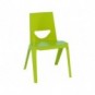 Sedia per banco in PPL riciclato 41x41x43 cm Motris verde lime EN-ONE5GR