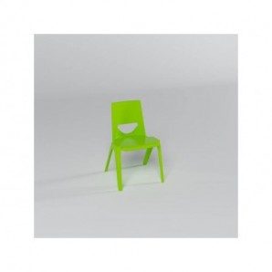 Sedia per banco in PPL riciclato 41x41x43 cm Motris verde lime EN-ONE5GR