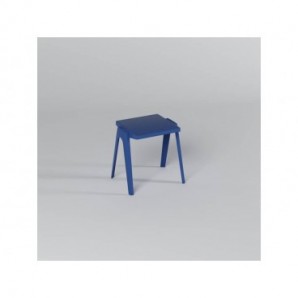 Tavolo impilabile in PPL riciclato utilizzabile indoor/outdoor 60x60x64 cm Motris blu - EN-CT4BL