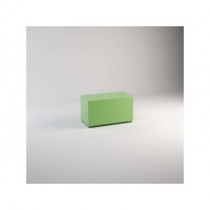 MOTRIS - PSRT80SPNI05 - Pouf in similpelle rettangolare 80x40x46 cm verde -  EANSMARTAR099