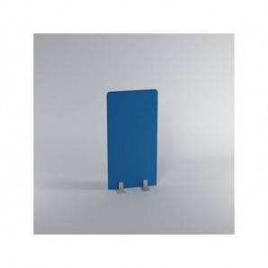 Pannello acustico con rivestimento in similpelle ignifuga 80x160 cm Motris blu PANAC80160C28