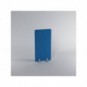 Pannello acustico con rivestimento in similpelle ignifuga 80x160 cm Motris blu PANAC80160C28